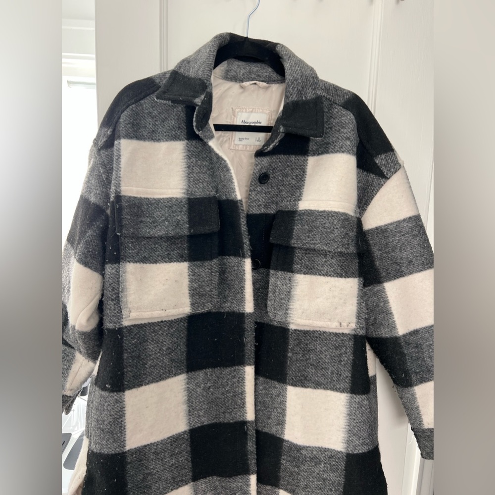 Abercrombie & Fitch Flannel Shacket Size Small